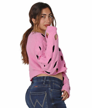 FOREVER21 Rib Crop Sweater