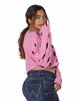 FOREVER21 Rib Crop Sweater