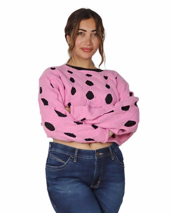 FOREVER21 Rib Crop Sweater