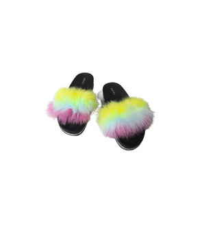 Women Feather Slipper