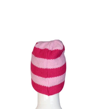 Girls Stripe Cozy Hat