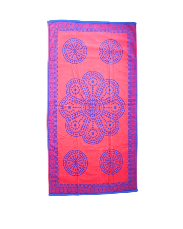 Beach Flower Printed Towel