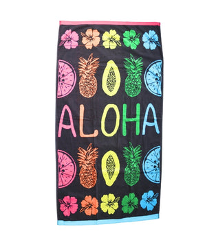 Beach Fruits Graphics Towel