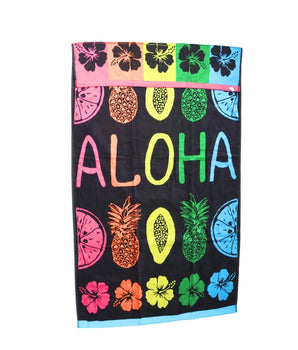 Beach Fruits Graphics Towel