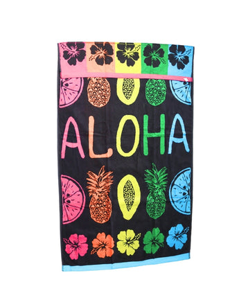 Beach Fruits Graphics Towel