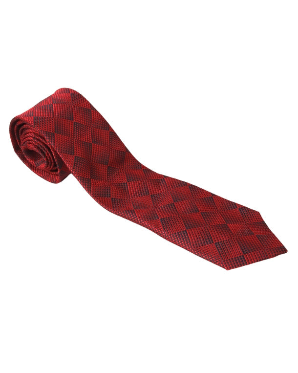 Men Diamond Pattern Tie