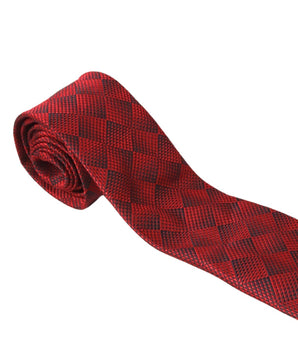 Men Diamond Pattern Tie