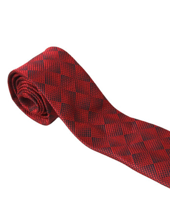 Men Diamond Pattern Tie