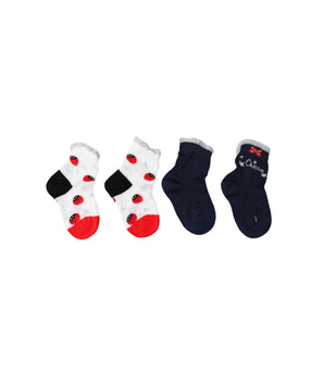 CHICCO Baby Design 2 Pair Socks