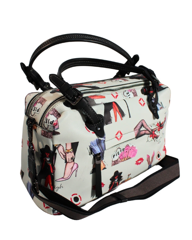 Women Allover Print Handbag