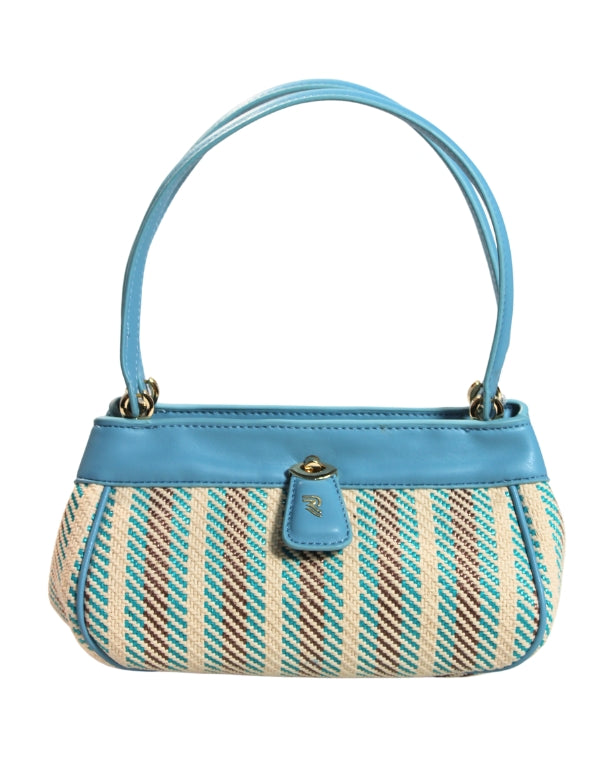 Women Striped Handbag 