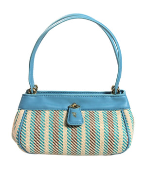 Women Striped Handbag 