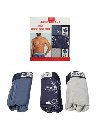 Men 3 Pack Stretch Boxers