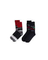 C & A Women Soft Graphics 2 Pair Socks