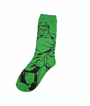 Men Hulk Graphics Socks