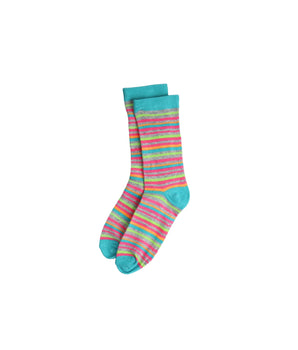 Girls 1 Pair Stripe Warm Socks