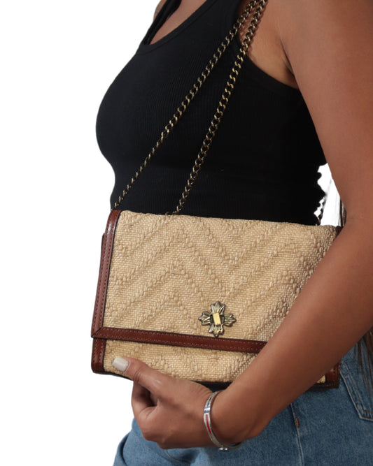 PATRICIANASH Women Wooven Crossbody Bag