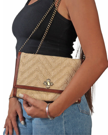 PATRICIANASH Women Wooven Crossbody Bag