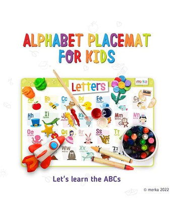 4 Pack Educational Placemats