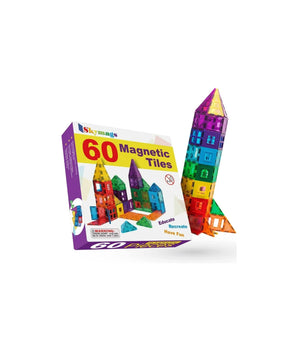 Magnetic Blocks Building Tiles 60 Piece Set