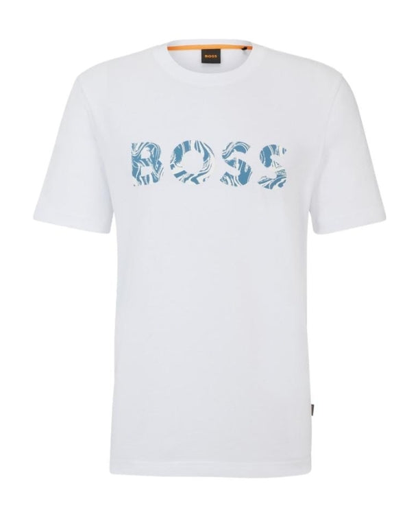 HUGO BOSS Men Logo Sign T-Shirt