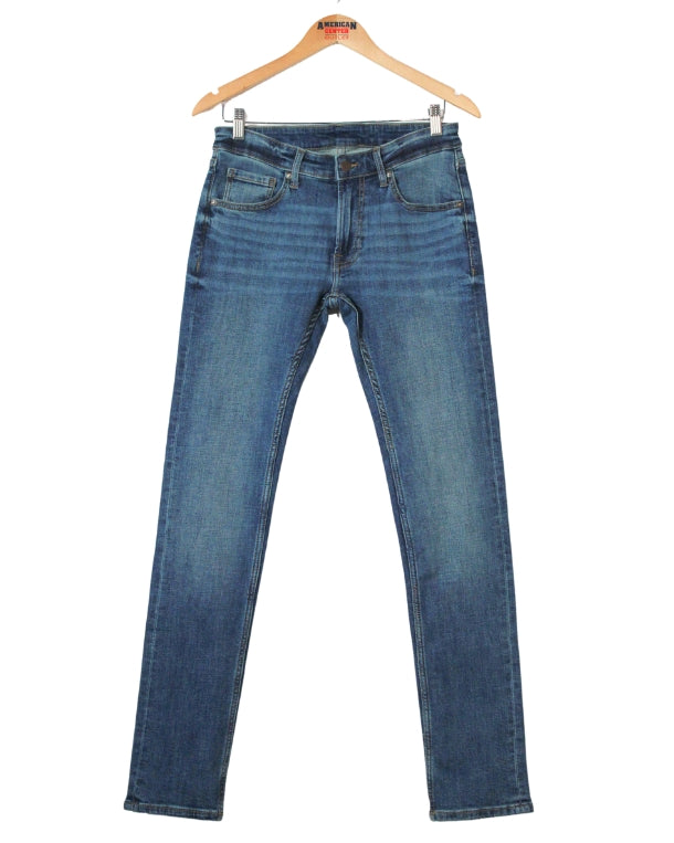 Men Elastic Waistband Jeans