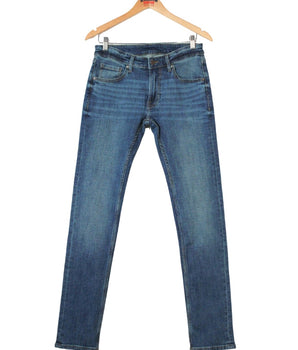 Men Elastic Waistband Jeans