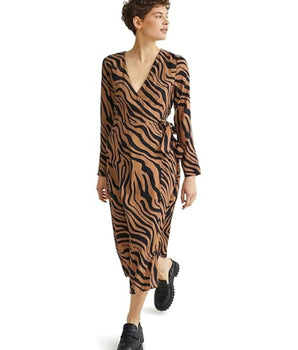 Women Tiger Print Dress