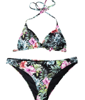 Women Floral Swim Suit 2 Pcs