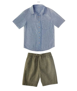 Boys Short Sleeve Set 2 Pcs