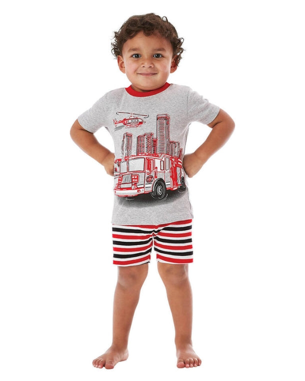 Boys Fire Printed Pyjama