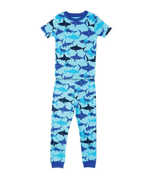 Boys Shark Print Pyjama