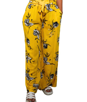 Women Floral Casual Pants