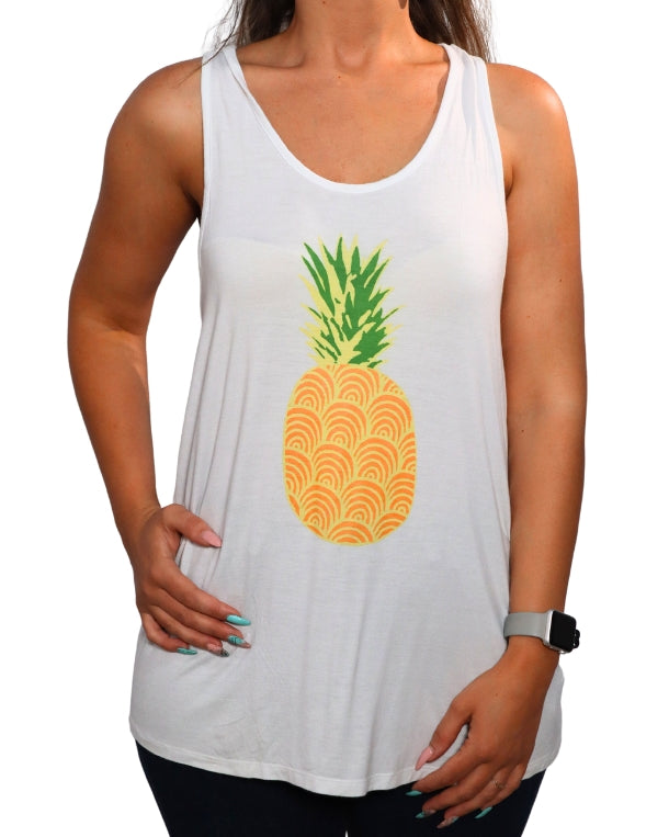 Women Pineapple Tank Top