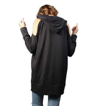 GYPSIES MOONDUST Women Off Shoulder Hoodie