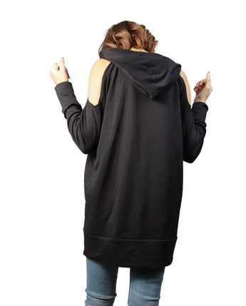 GYPSIES MOONDUST Women Off Shoulder Hoodie