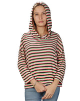 POOF Women Stripe Hoodie