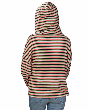 POOF Women Stripe Hoodie