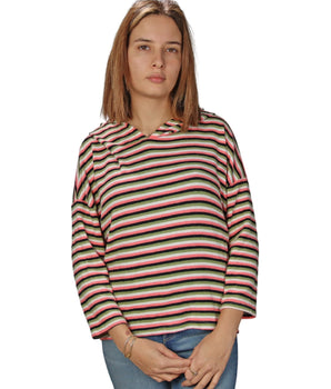 POOF Women Stripe Hoodie