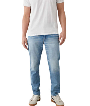 Men Slim Straight Jeans