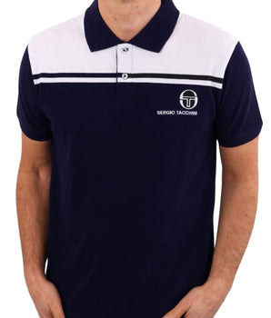 Men Stripped Short Sleeve Polo Shirt