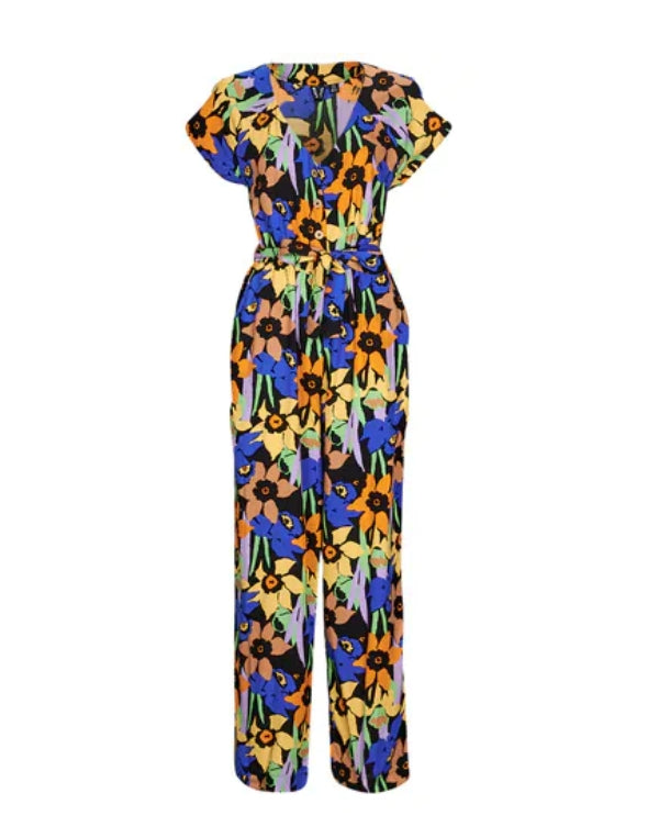 Women Floral Overall