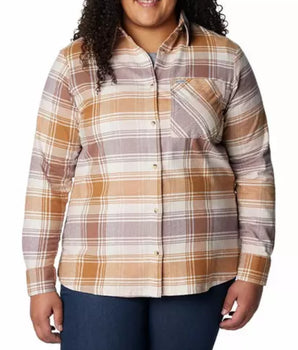 COLUMBIA Women Lined Shirt