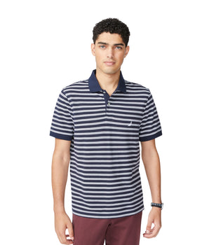 Men Stripe Polo Shirt