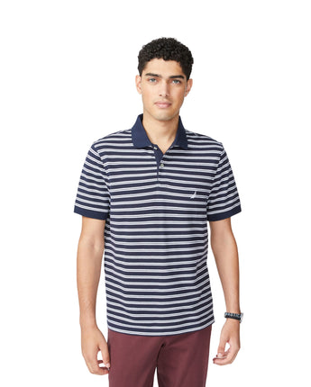 Men Stripe Polo Shirt