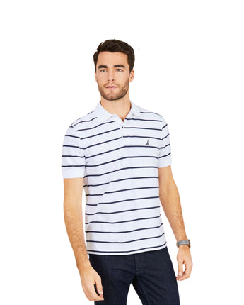 Men Stripe Polo Shirt