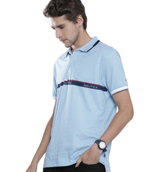 NAUTICA Men Middle Stripe Polo