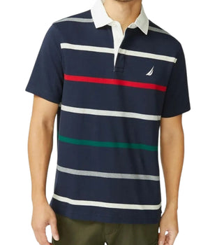 Men Stripe Polo Shirt