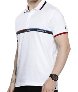 NAUTICA Men Middle Stripe Polo