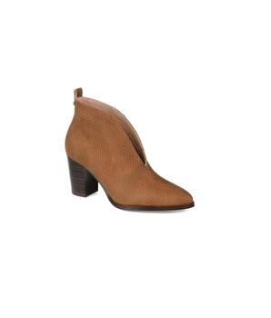 JOURNEE Women Vegan Leather Bootie